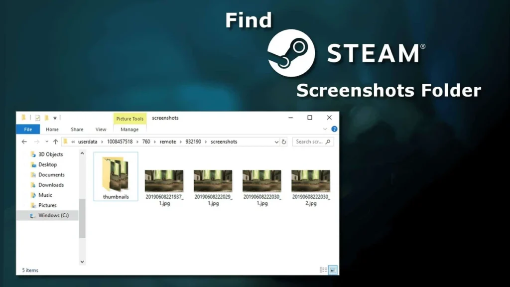 steam screenshot folder